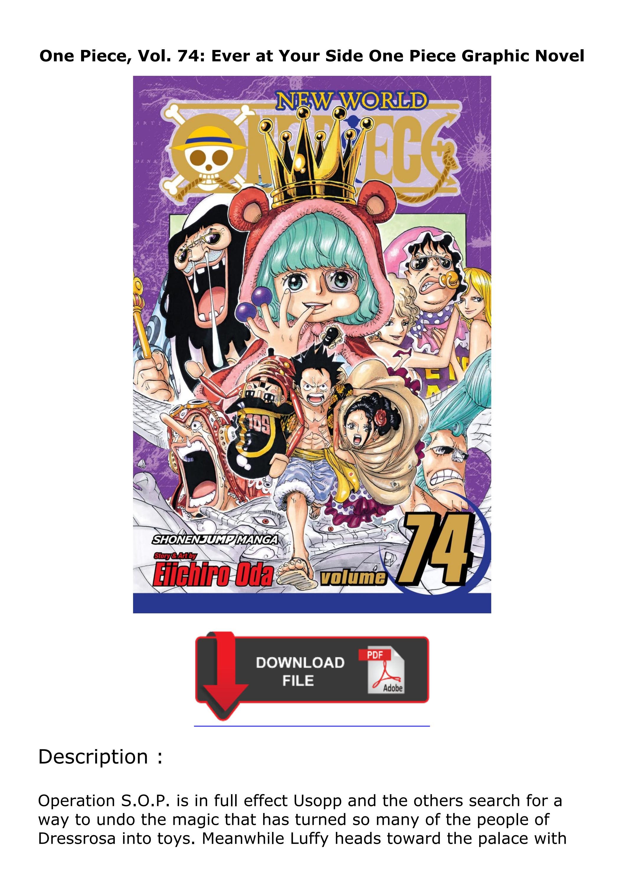 Pdf⚡(read online) One Piece, Vol. 74 Ever at Your Side One Piece