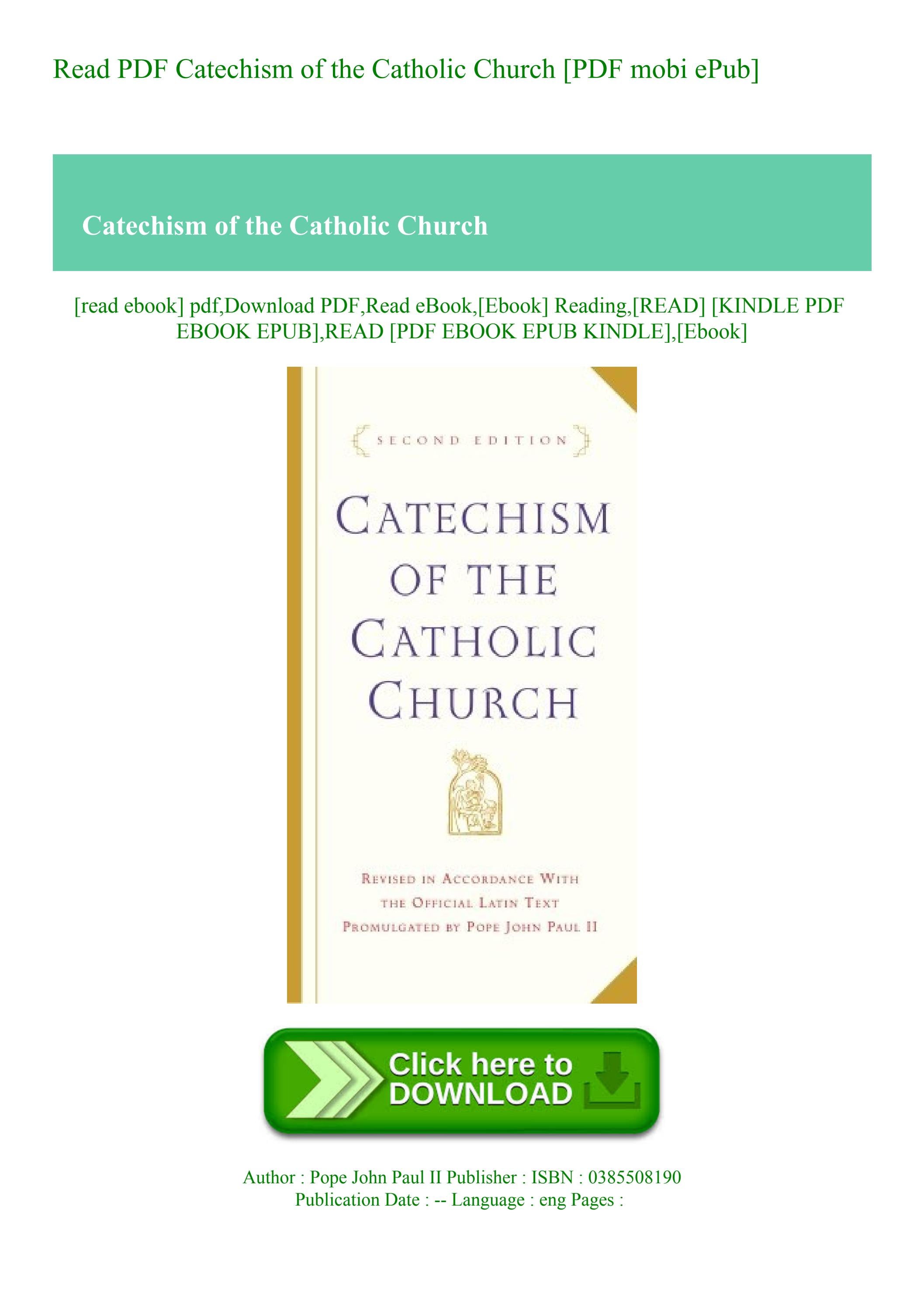 Read PDF Catechism of the Catholic Church [PDF mobi ePub] by biyaralar