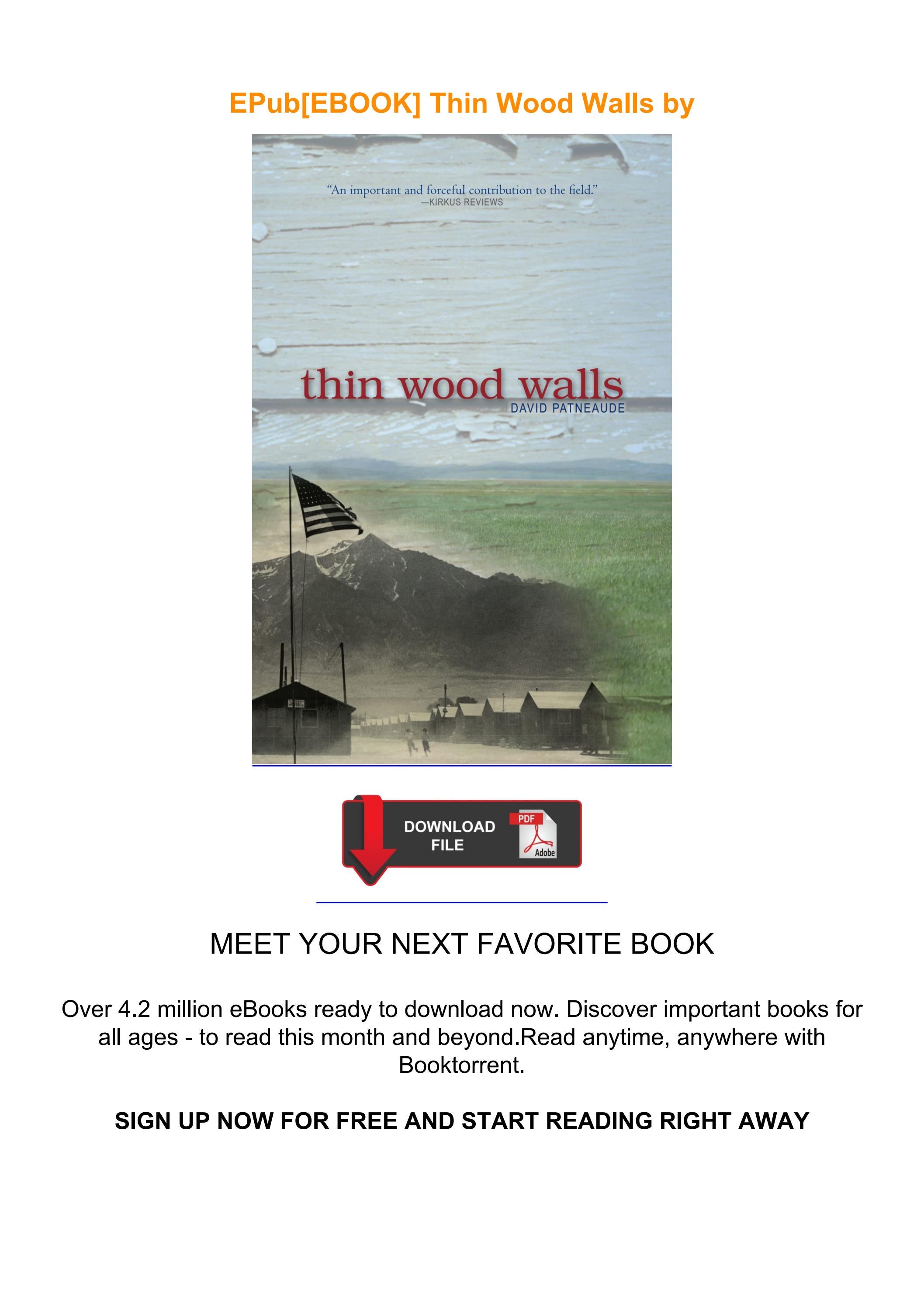 EPub[EBOOK] Thin Wood Walls by by GaryC.Paige Issuu
