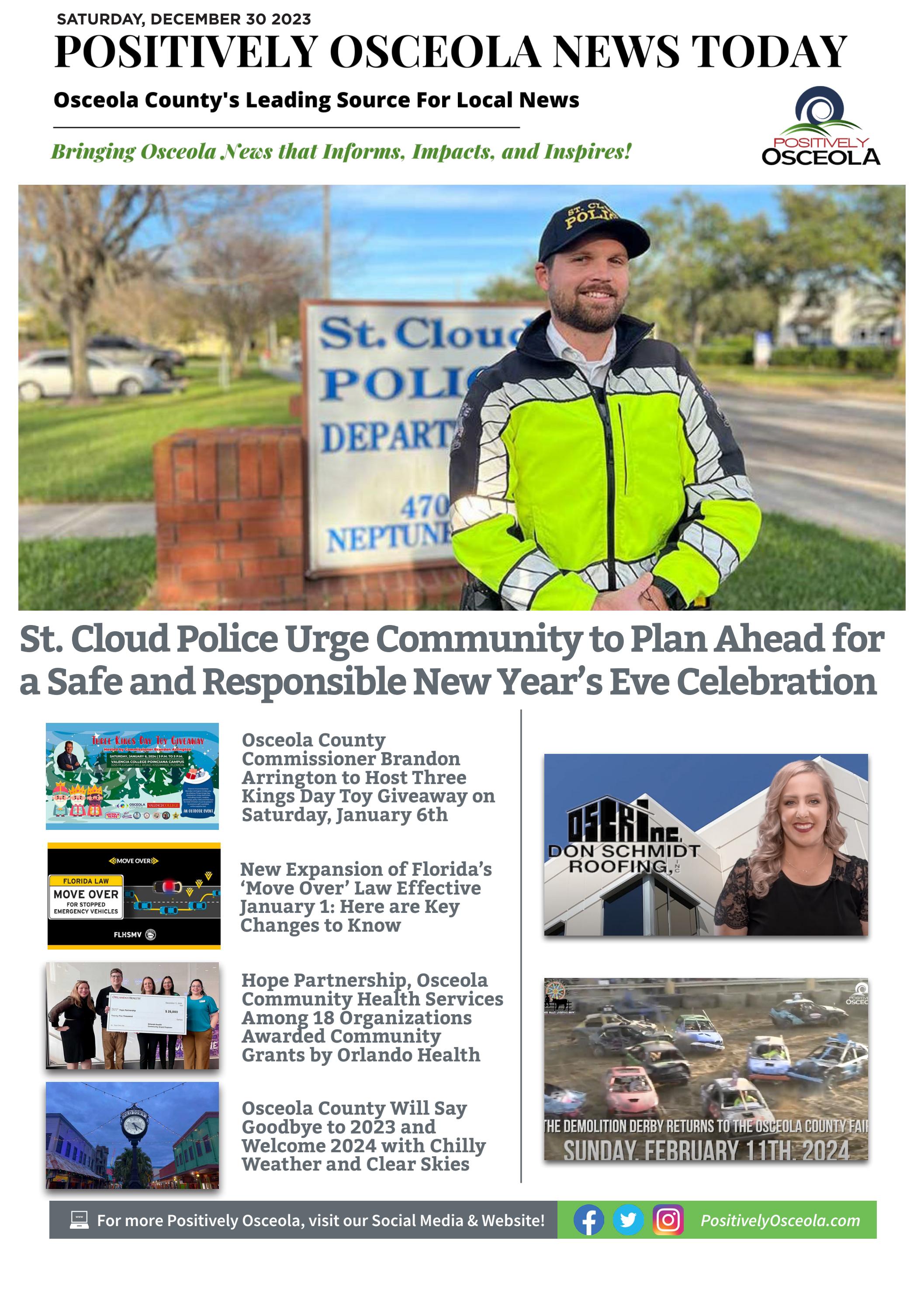 Positively Osceola News Today, Osceola County's Leading and Trusted Source  For Local News by Positively Osceola - Issuu