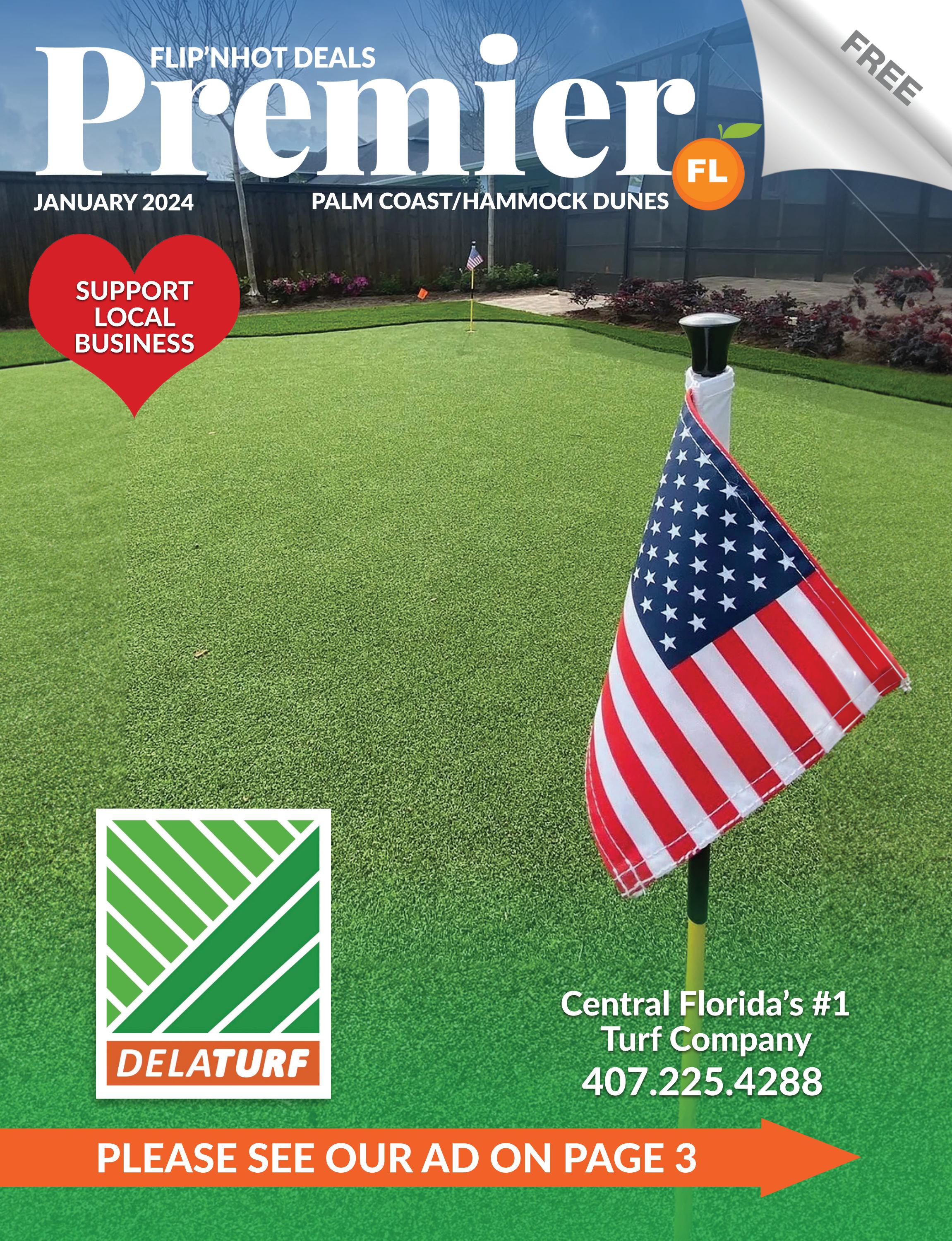 PREMIER FLORIDA Magazine January 2024 Palm Coast/Hammock Dunes Edition by Premier FL Magazine