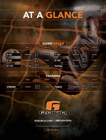 2015 Goalrilla Soccer Only 家具目录 第 12 页