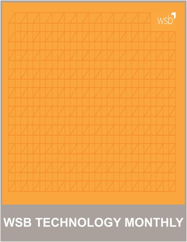 WSB Technology Monthly - Issue 2