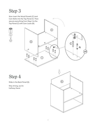 nathanjameshome 家具目录 · Mina 边几 Instruction Sheet 第 7 页