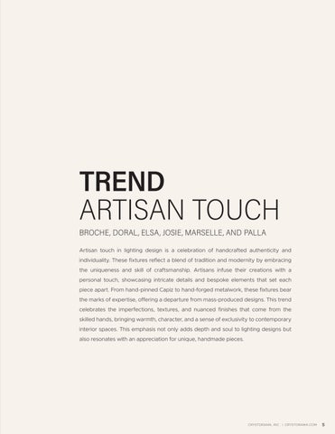 meridienmarketingusa Crystorama: 2024 家具产品集 第 7 页