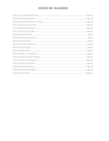 meridienmarketingusa 家具目录 · Hickory White: 2023 Supplement 3 第 20 页
