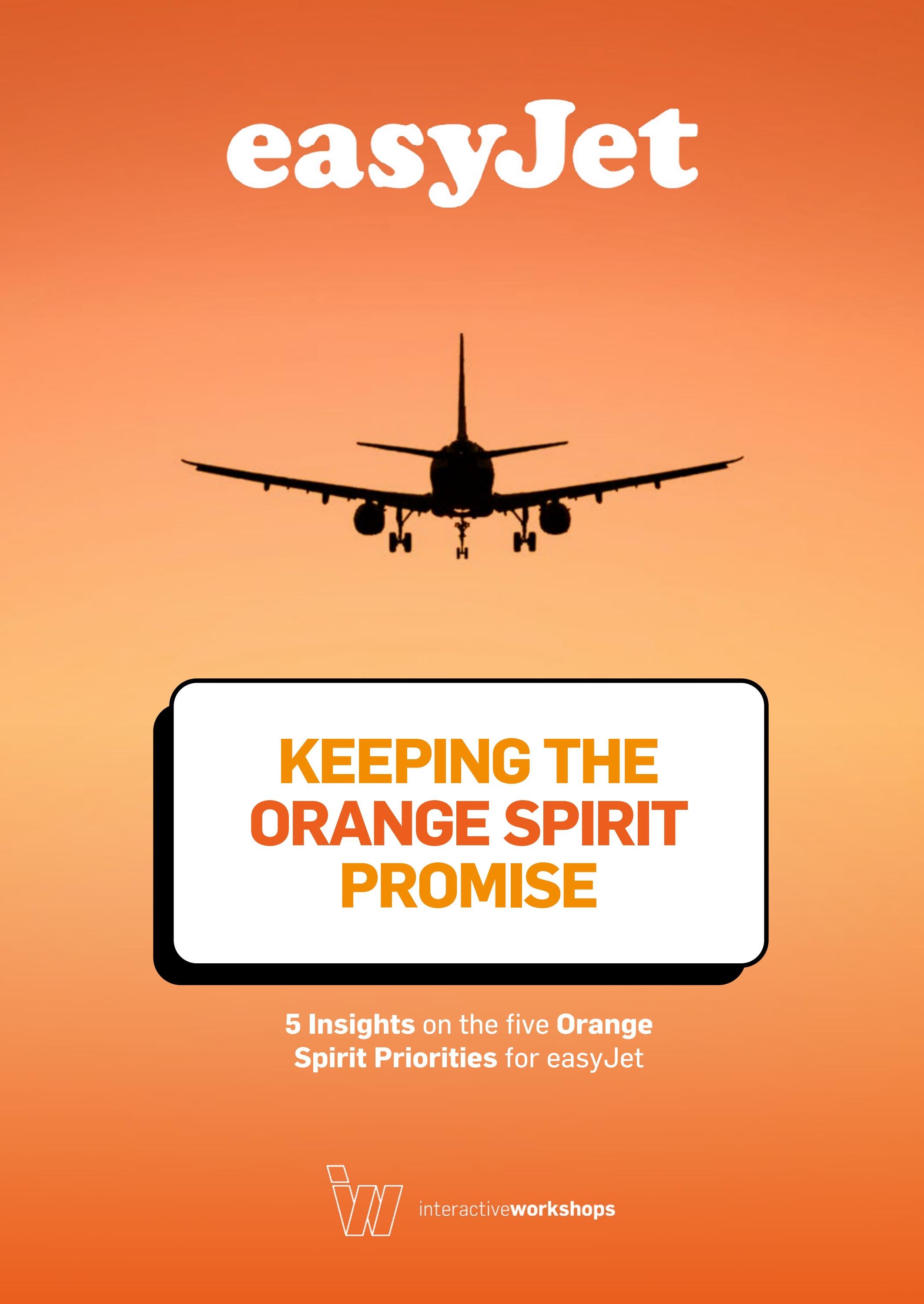 easyJet Keeping the Orange Spirit Promise by Interactive