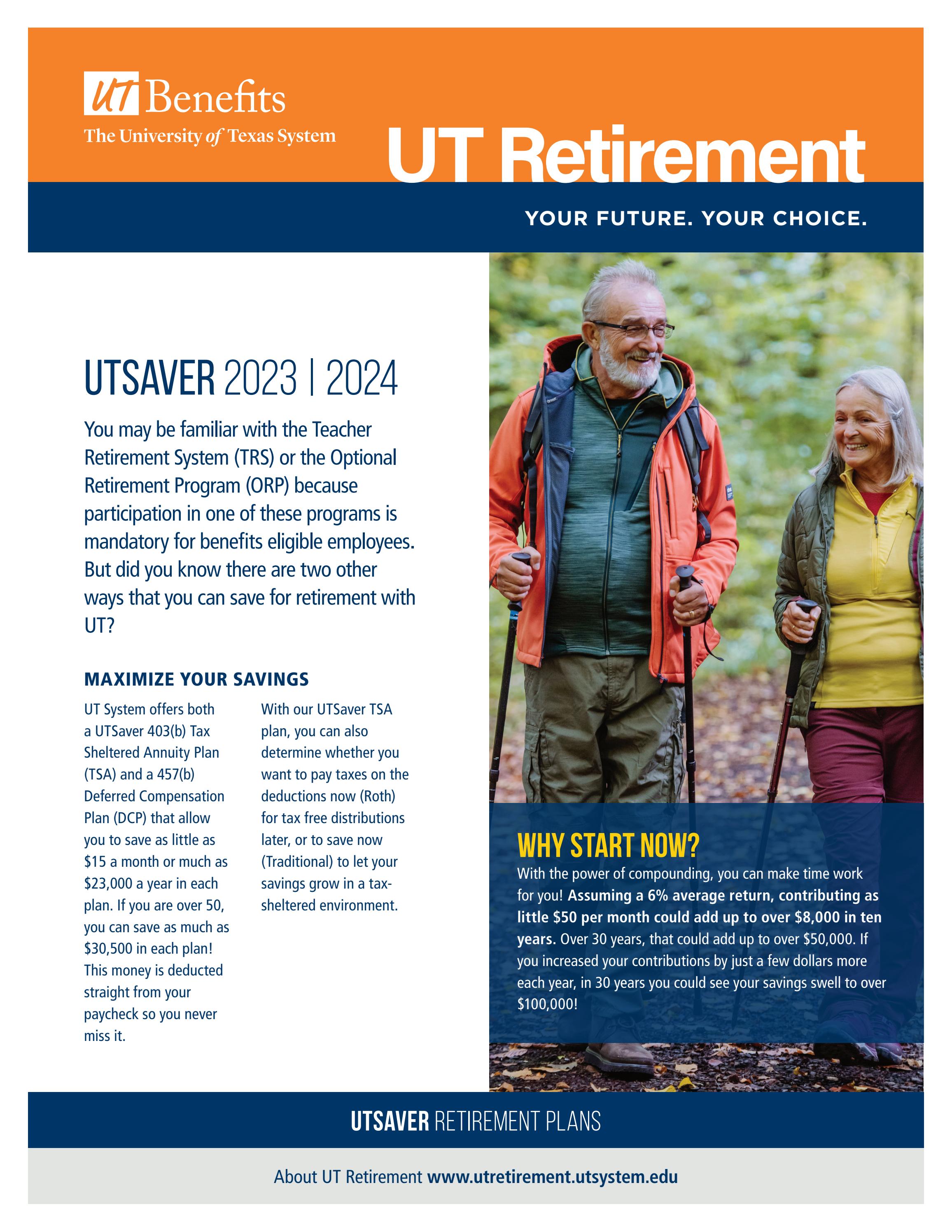 20232024 UTSaver Retirement Plans The Best Value by UT System Office of Employee Benefits Issuu