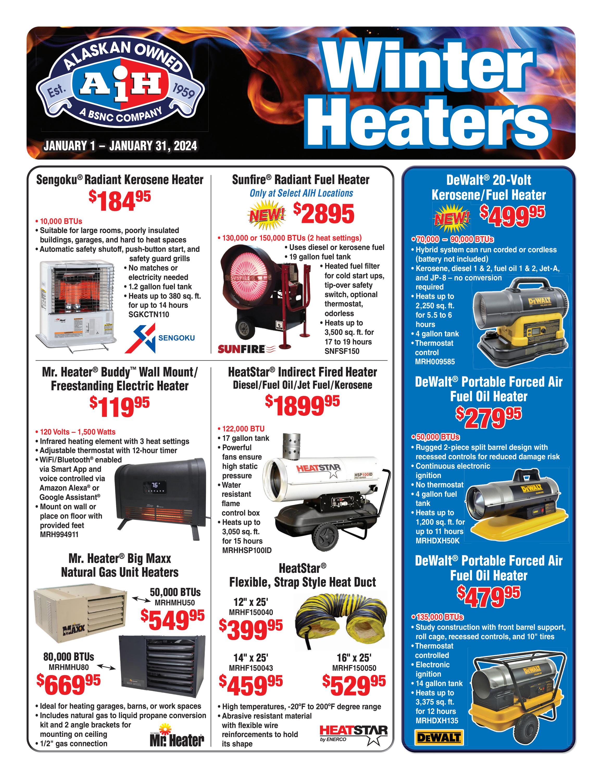 AIH Winter Heaters 2024 by Alaska Industrial Hardware Issuu