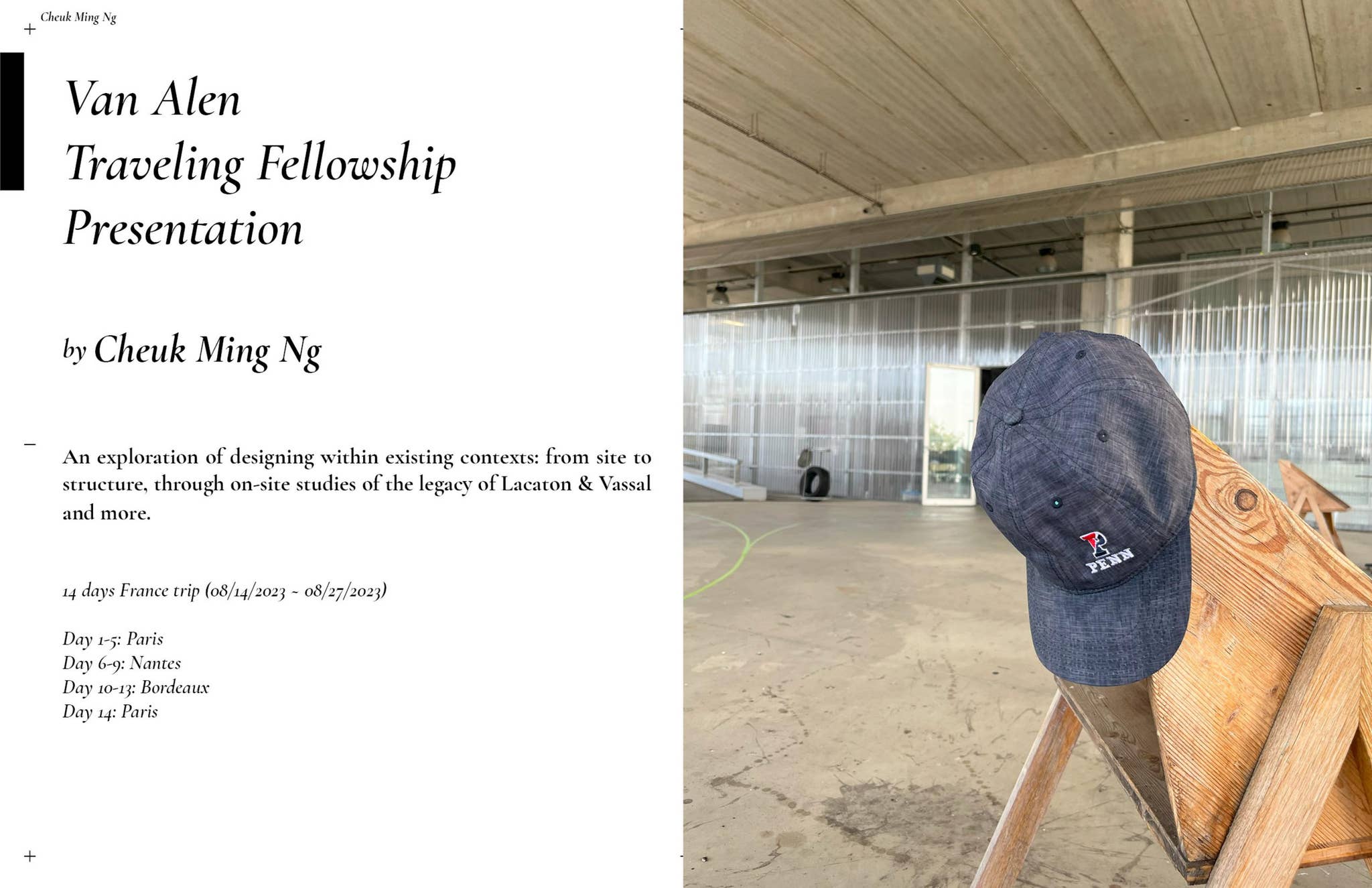 Cheuk Ming Ng | Van Alen Traveling Fellowship Final Report by Cheuk ...
