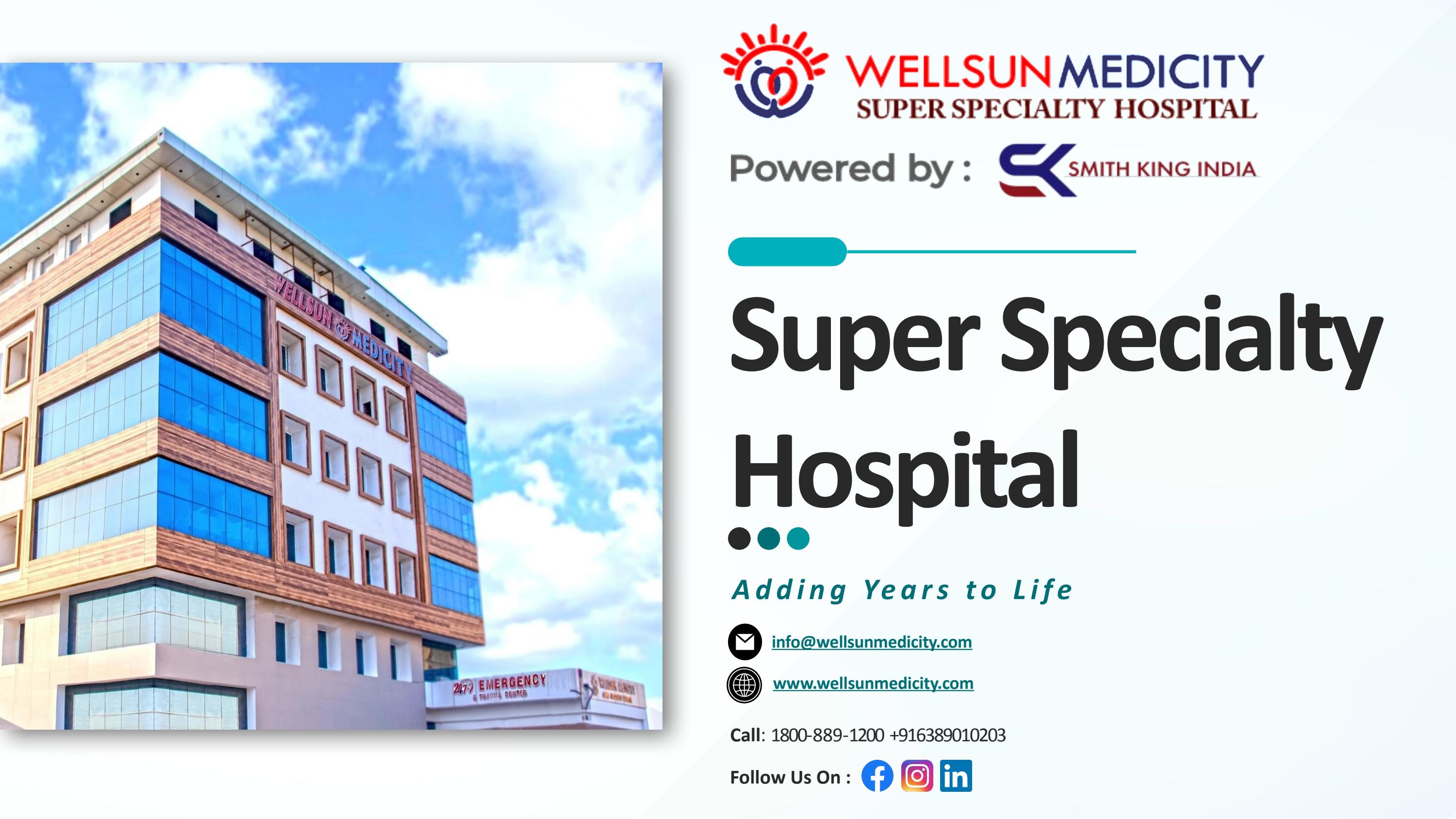 Lucknow Best Cardiology Hospital wellsun medicity by Wellsun