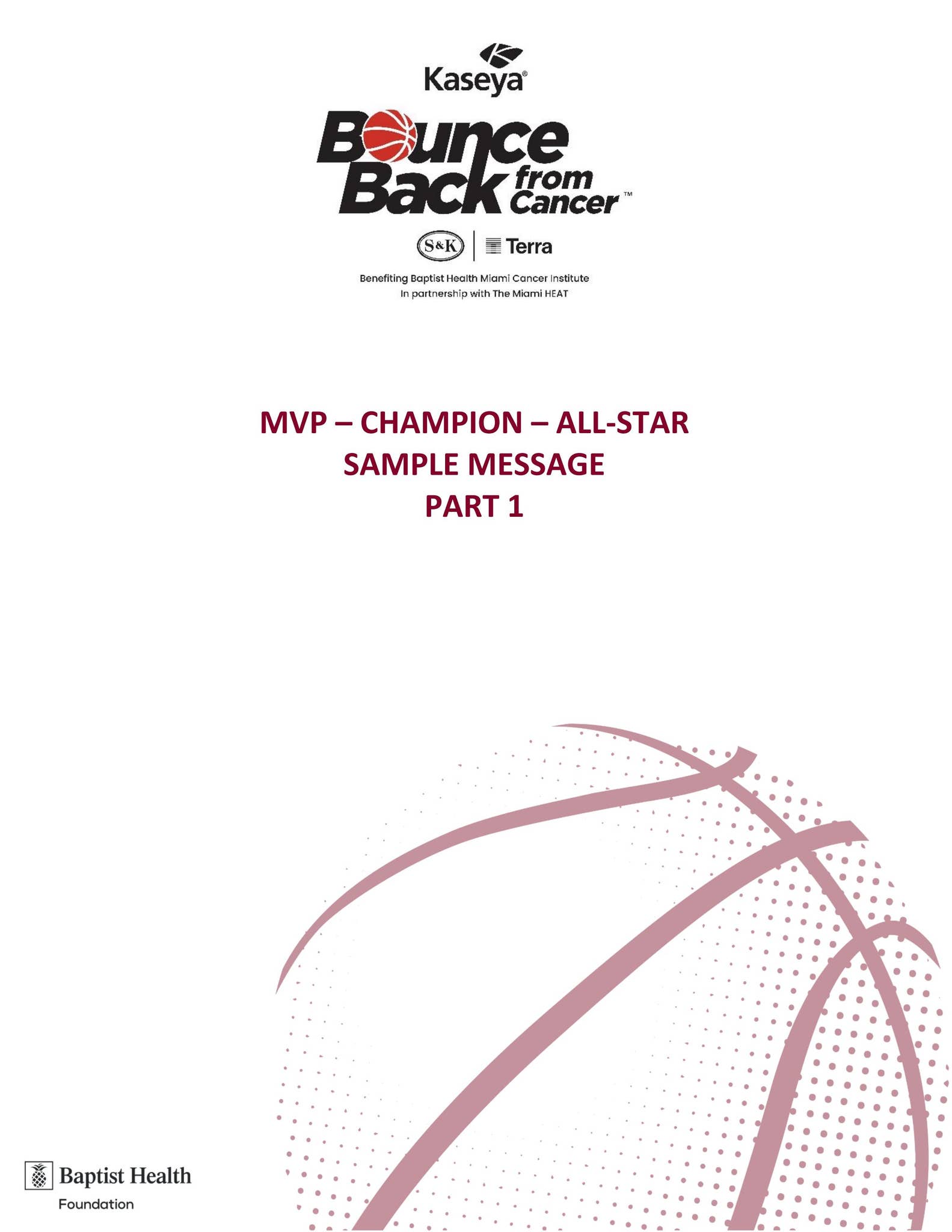 2024-MVP_CHAMP_ALL-STAR Sample Messages & Social Media Post Examples by ...