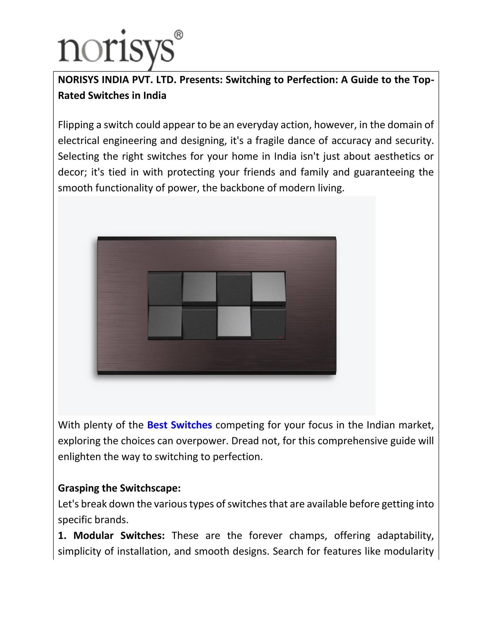 A Guide to the Top-Rated Switches in India by Norisys - Issuu, image size:1583x2048