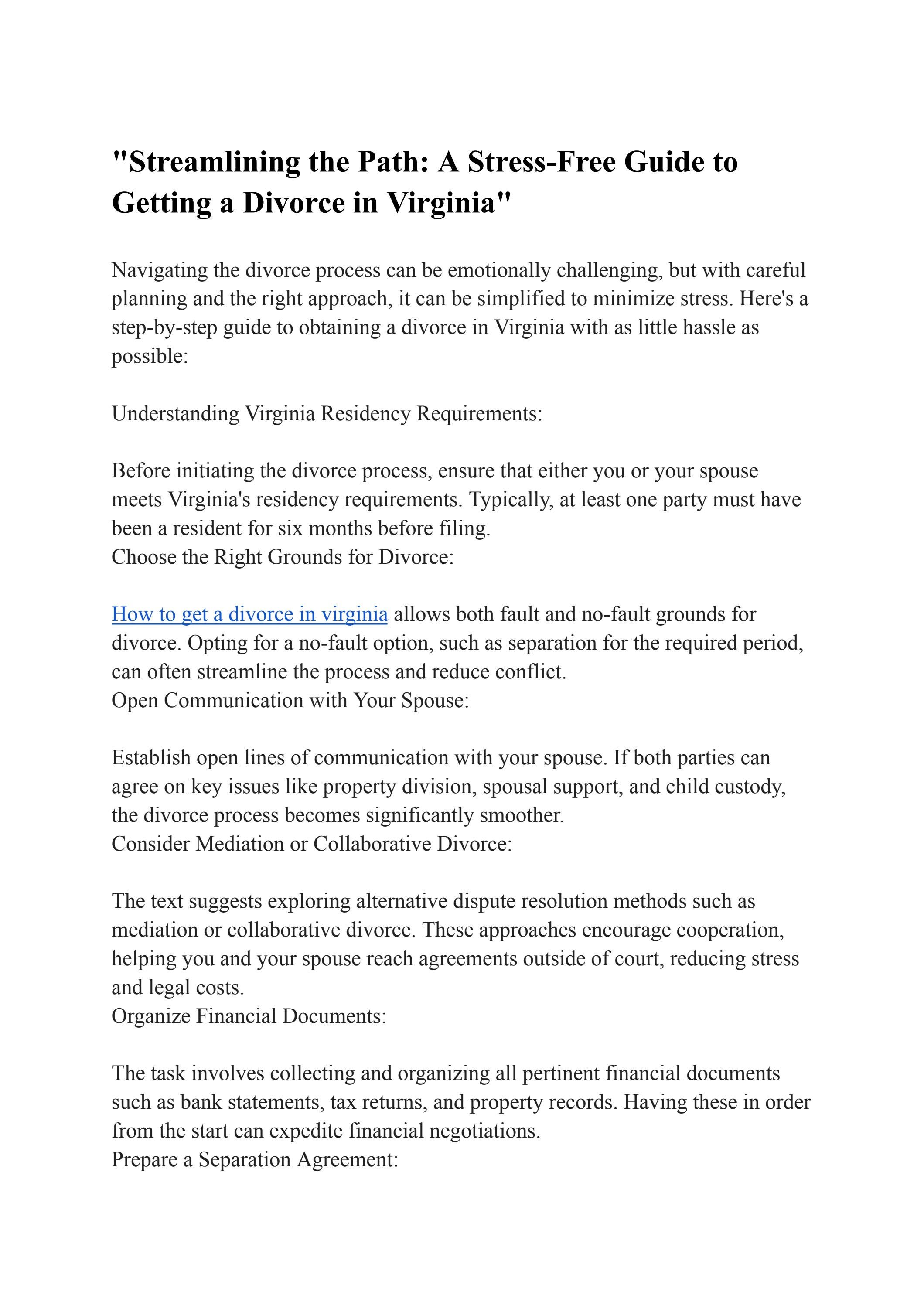 how to get a divorce in virginia by david paul Issuu