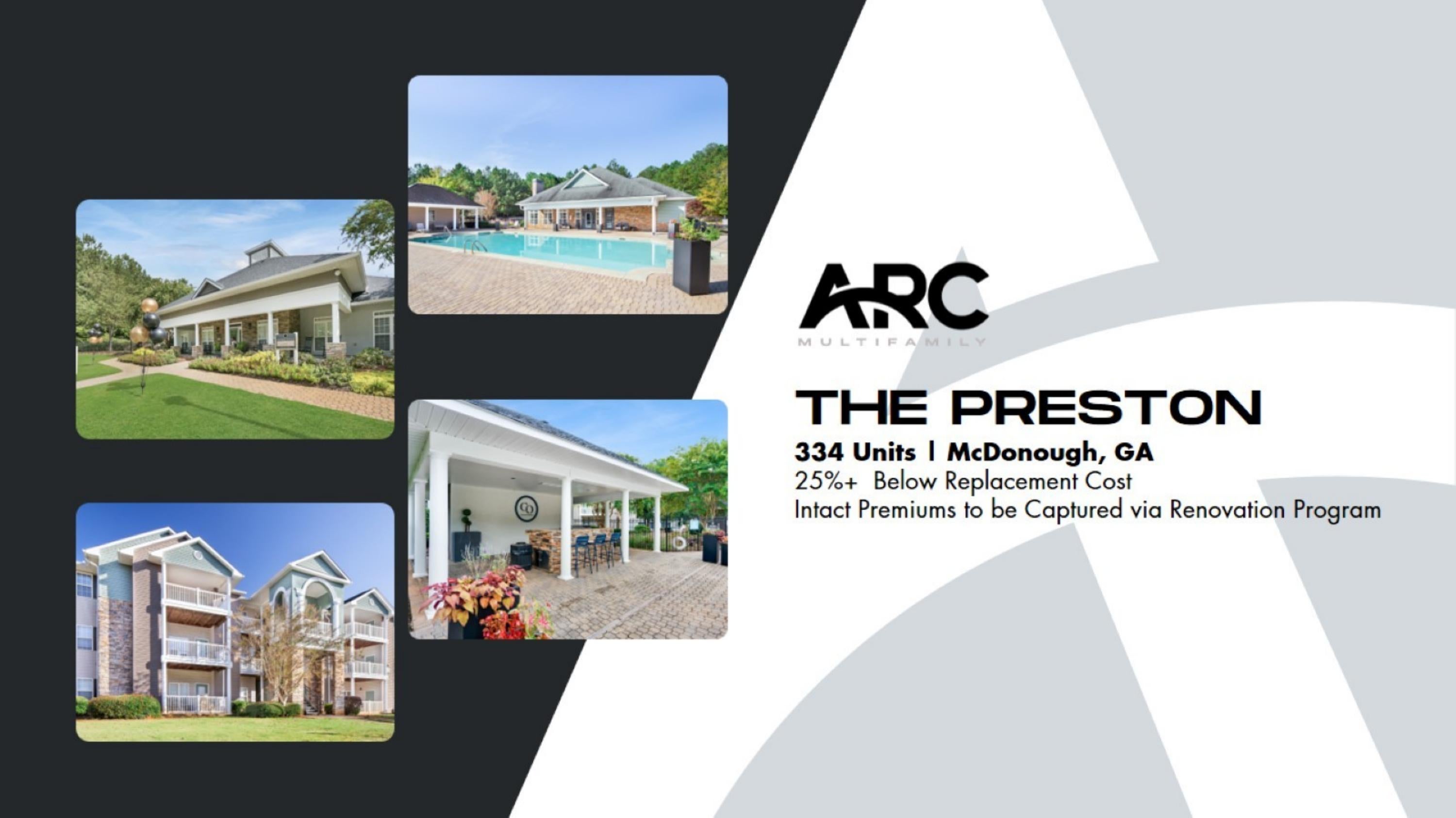 AQUIRED! The Preston McDonough, GA by ARC Multifamily Issuu