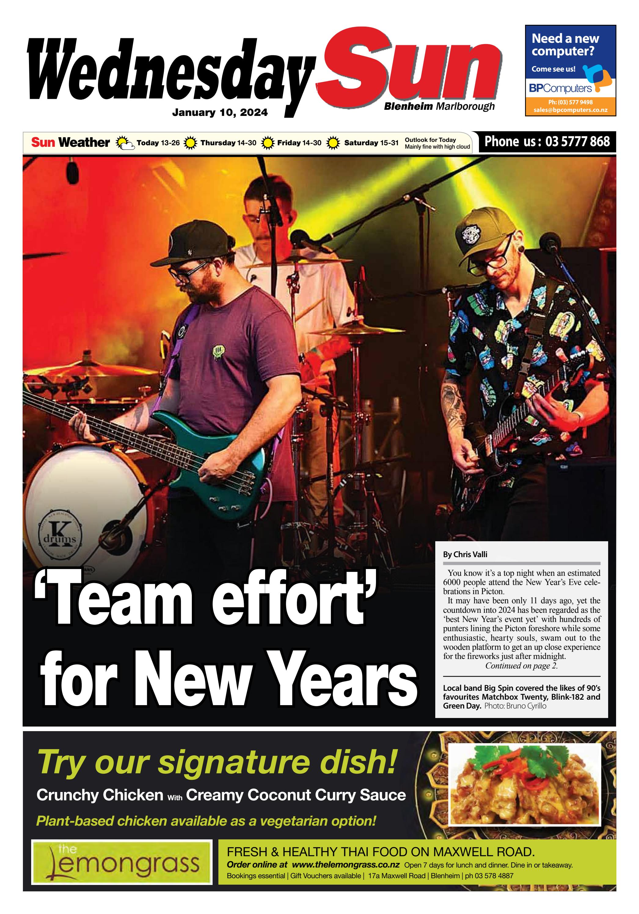 10 January 2024 Blenheim Sun Newspaper by The Blenheim Sun Issuu