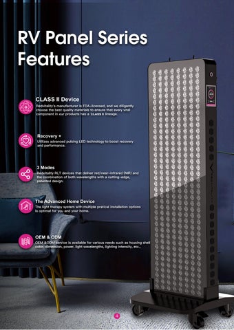 RedVitality RV 系列 Panel LED Therapy 灯饰 第 5 页
