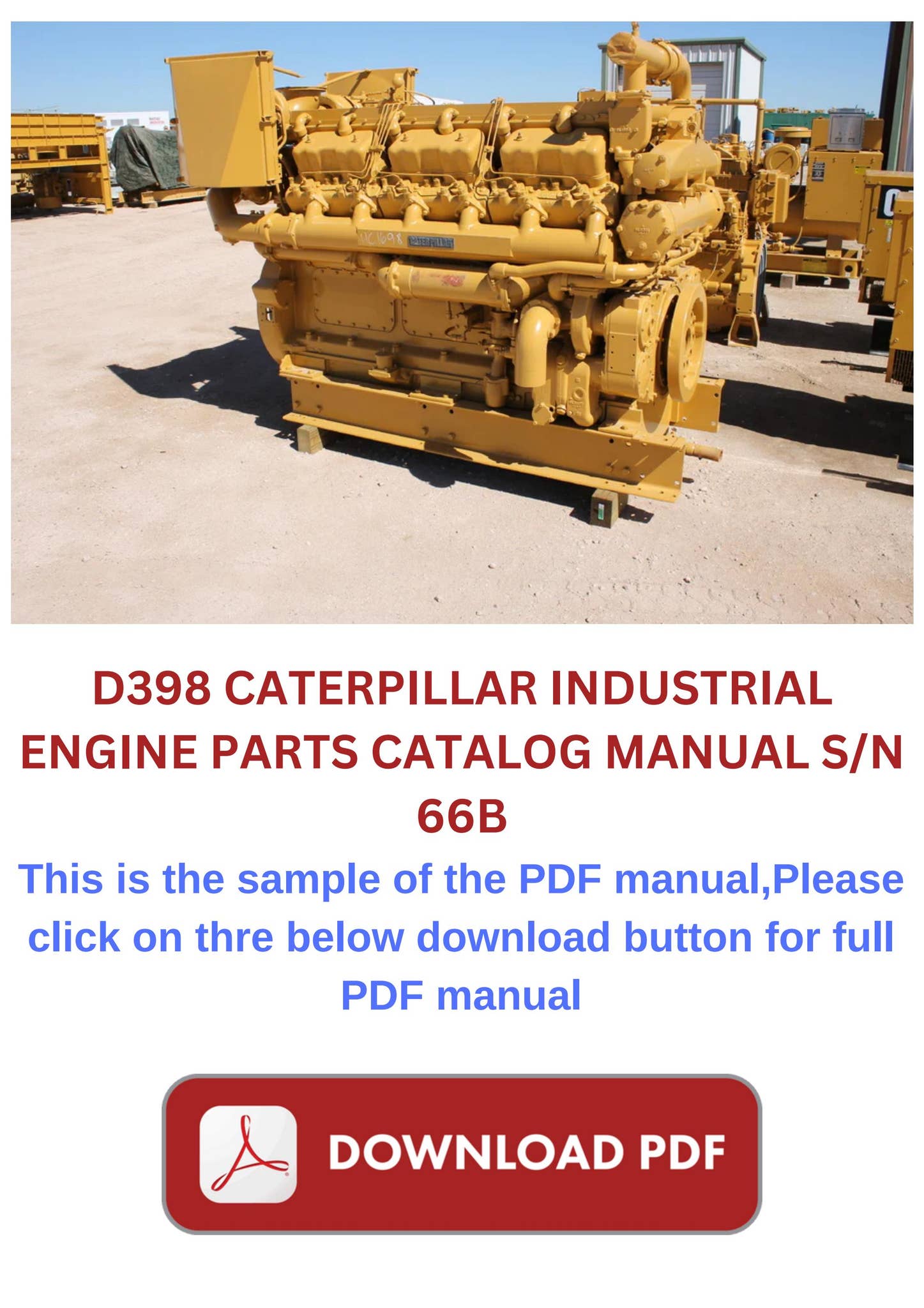 キャタピラー 部品 カタログ D3 LGP & 3204 エンジン
