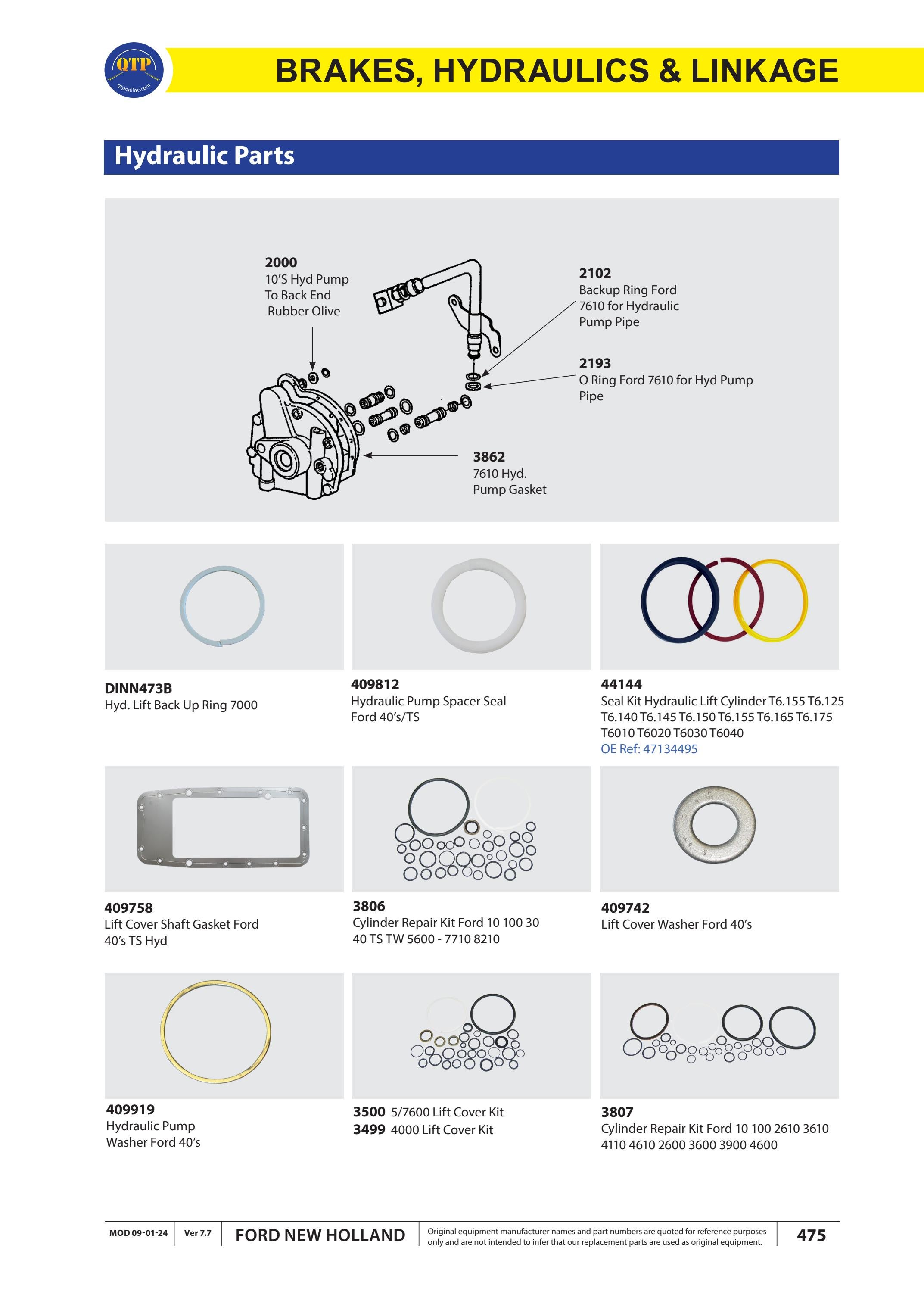 Ford New Holland Parts Catalogue! by Quality Tractor Parts - Issuu
