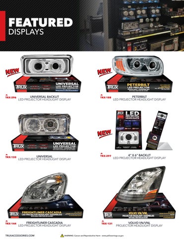 Trux 配件 Product Programs × Displays 第 18 页