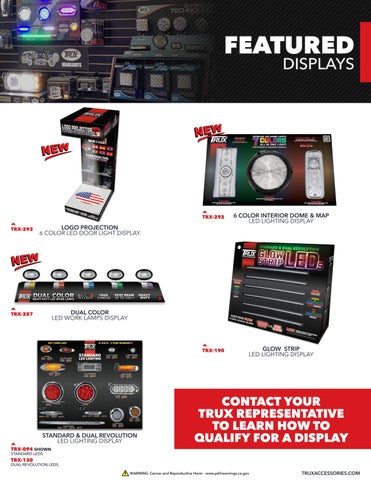 Trux 配件 Product Programs × Displays 第 19 页
