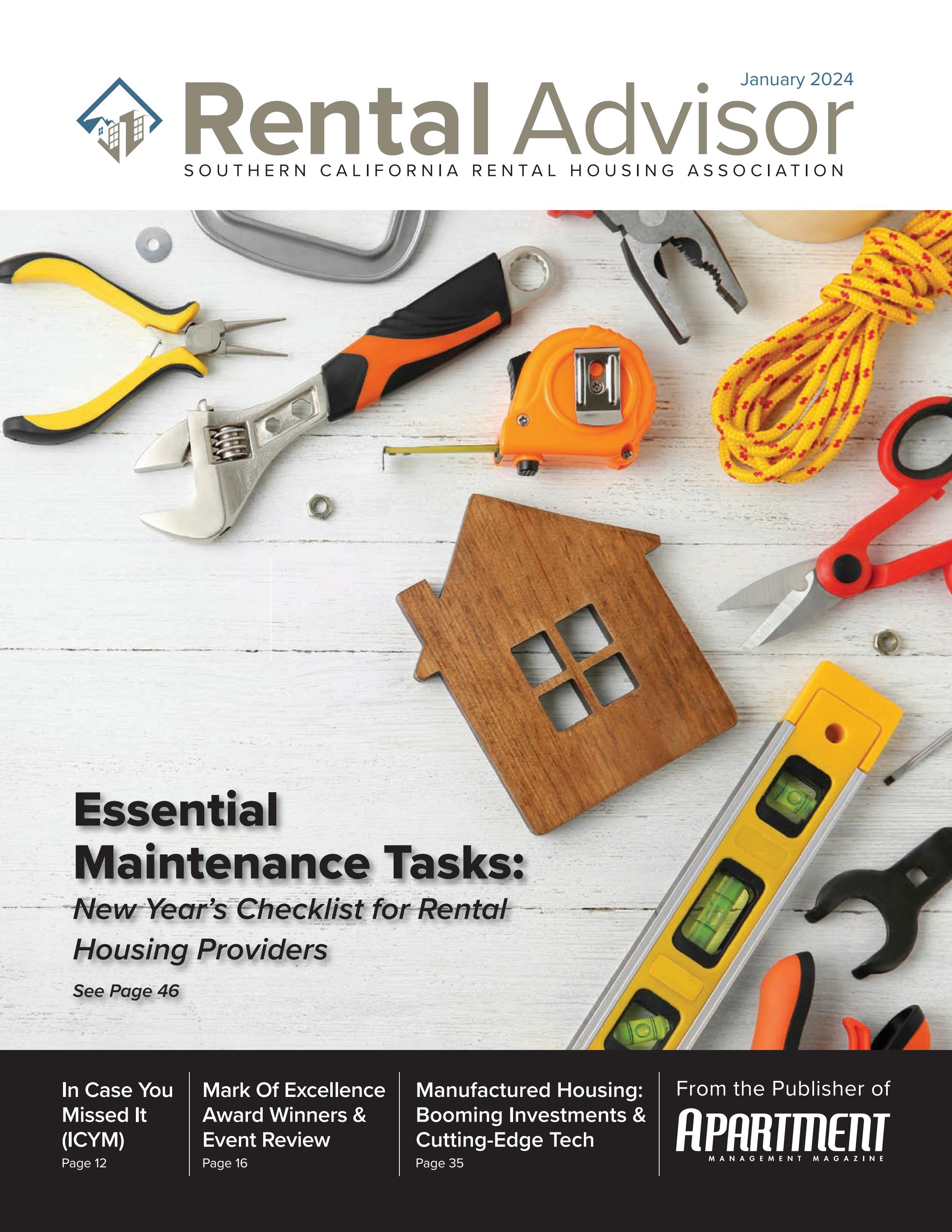 Southern California Rental Housing Association Rental Advisor Magazine