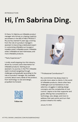 RCYOU 家具目录 · A White Paper on Inflatable Sun Lounger 第 3 页
