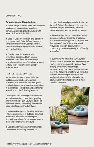 RCYOU 家具目录 · A White Paper on Inflatable Sun Lounger 第 6 页