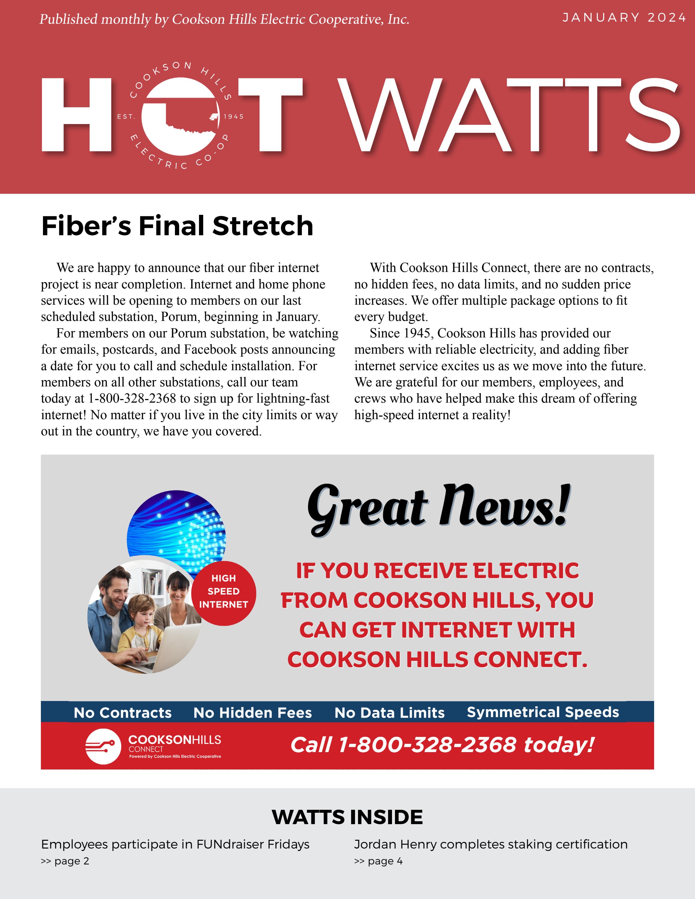 CHEC Hot Watts January 2024 by Cookson Hills Electric Cooperative - Issuu