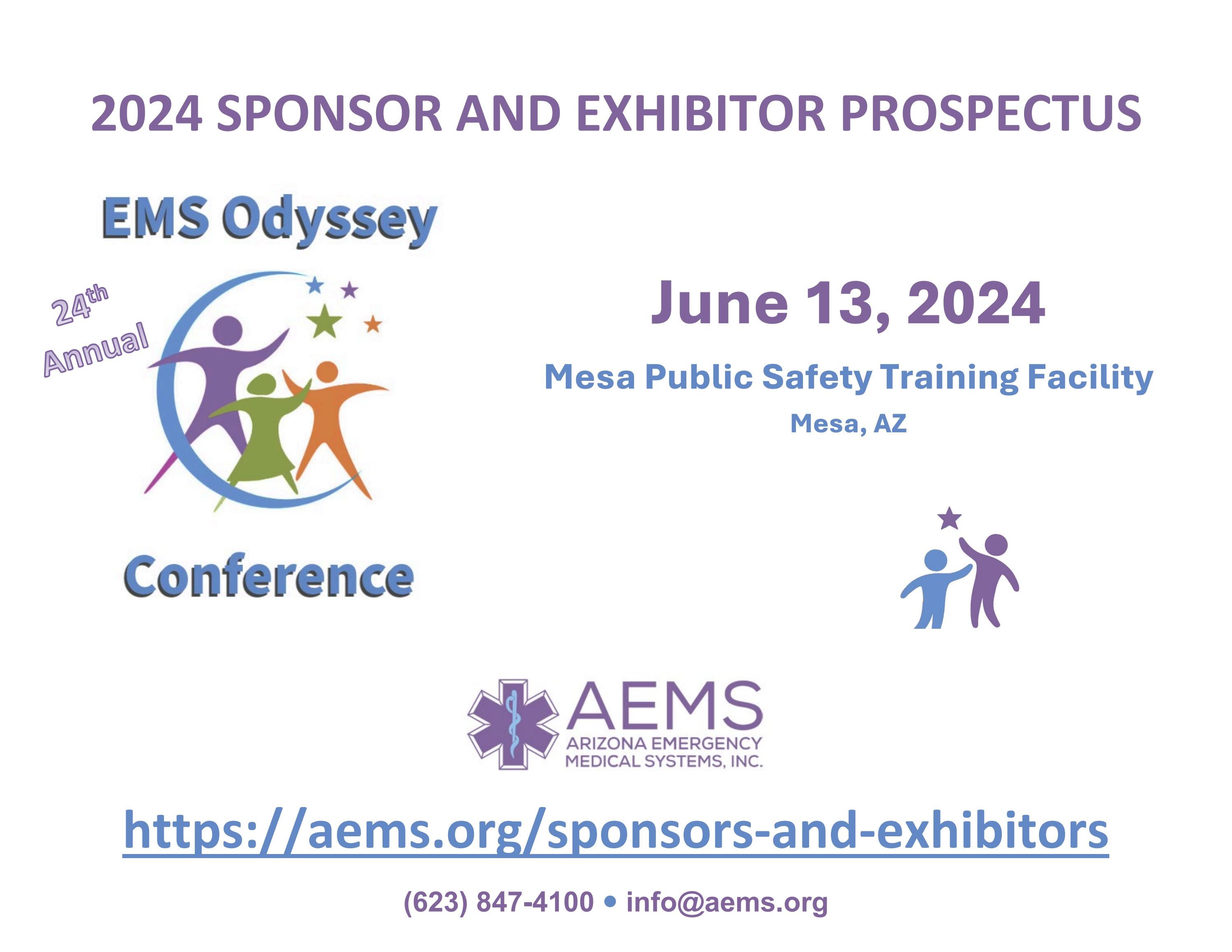 2024 EMS Odyssey Sponsor and Exhibitor Prospectus by Arizona Emergency