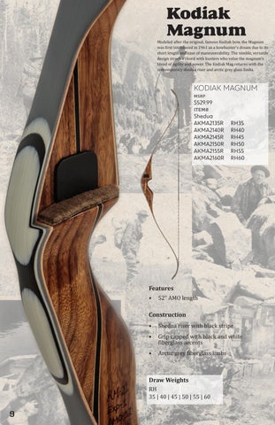 2024 Traditional Bear Archery Consumer 家具目录 第 11 页