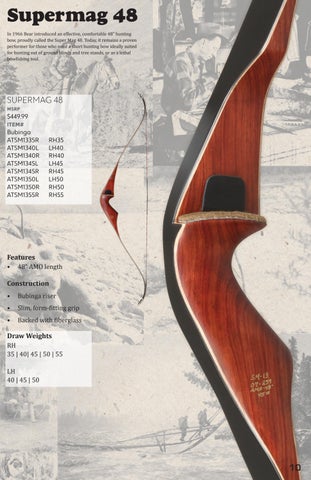 2024 Traditional Bear Archery Consumer 家具目录 第 12 页