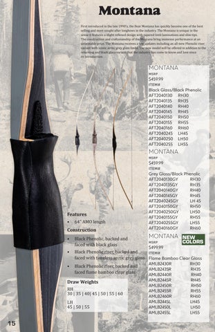 2024 Traditional Bear Archery Consumer 家具目录 第 17 页
