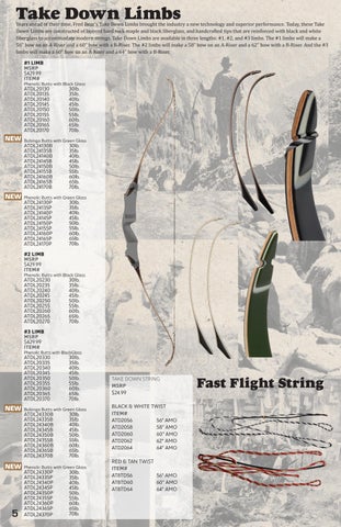 2024 Traditional Bear Archery Consumer 家具目录 第 7 页