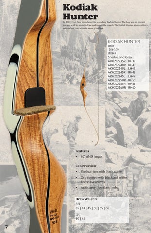 2024 Traditional Bear Archery Consumer 家具目录 第 9 页