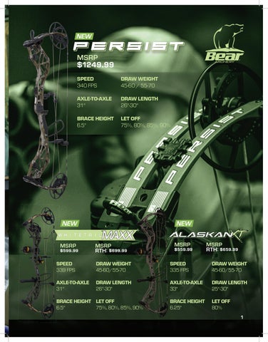 2024 Bear Archery Consumer 家具目录 第 3 页