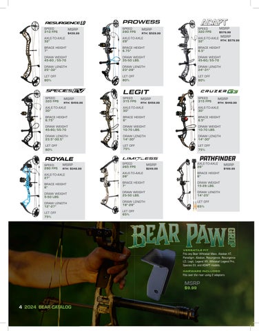 2024 Bear Archery Consumer 家具目录 第 6 页
