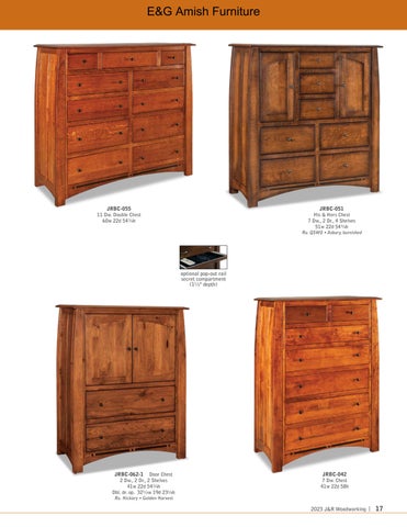 E & G Amish Furniture 家具目录 · 2023 J&R Woodworking 第 17 页