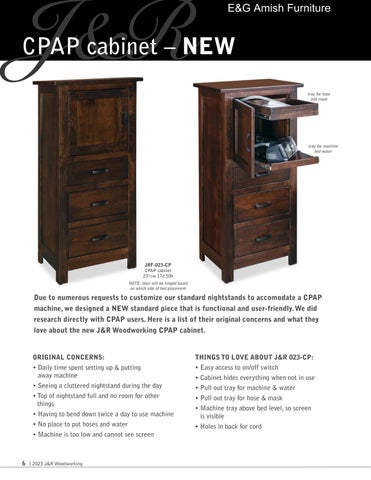 E & G Amish Furniture 家具目录 · 2023 J&R Woodworking 第 6 页