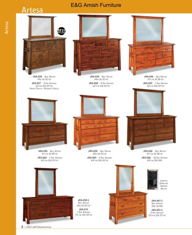 E & G Amish Furniture 家具目录 · 2023 J&R Woodworking 第 8 页