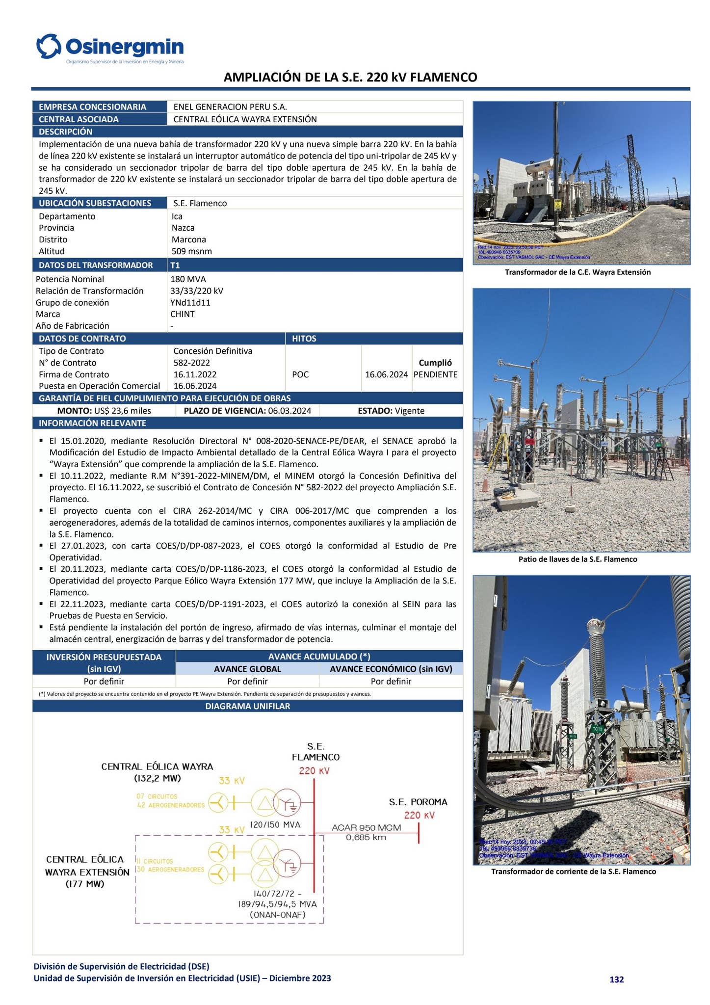 Compendio de Proyectos de Generación y Transmisión Eléctrica en ...