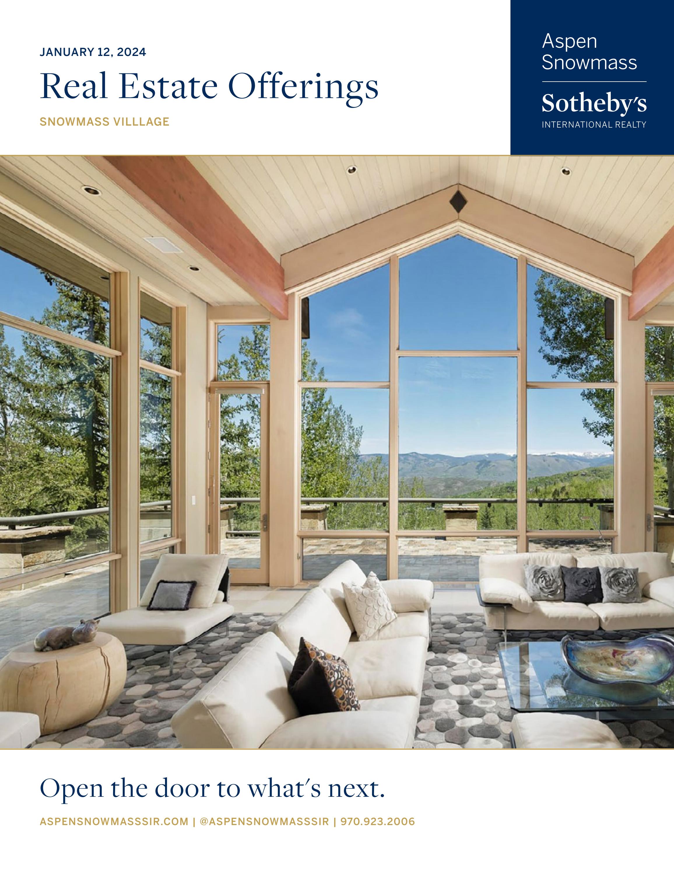 Snowmass Listing Printout by Aspen Snowmass Sotheby's International