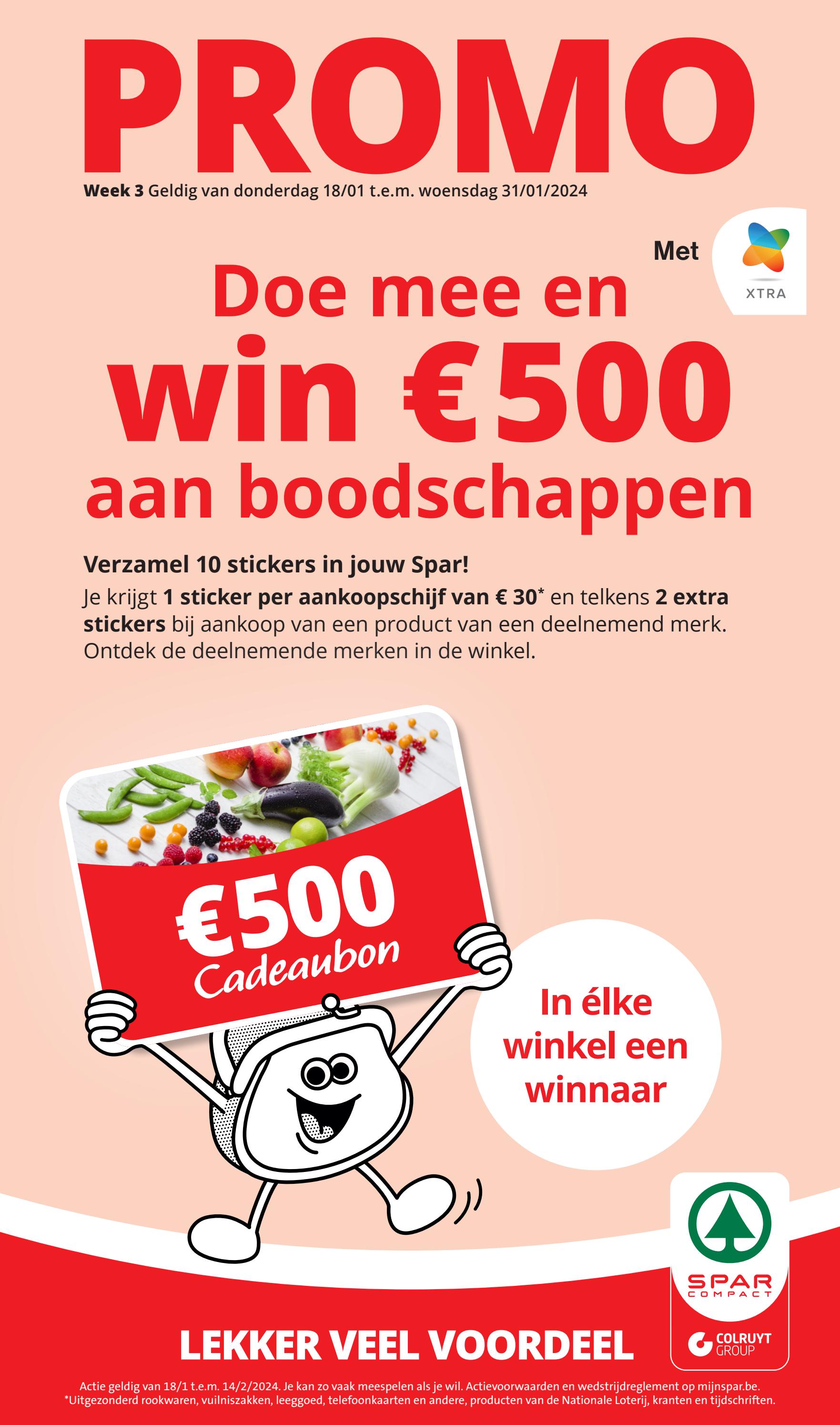Spar Folder Spar Compact Oostende - Folder week 03 2024 by Colruyt Group - Issuu