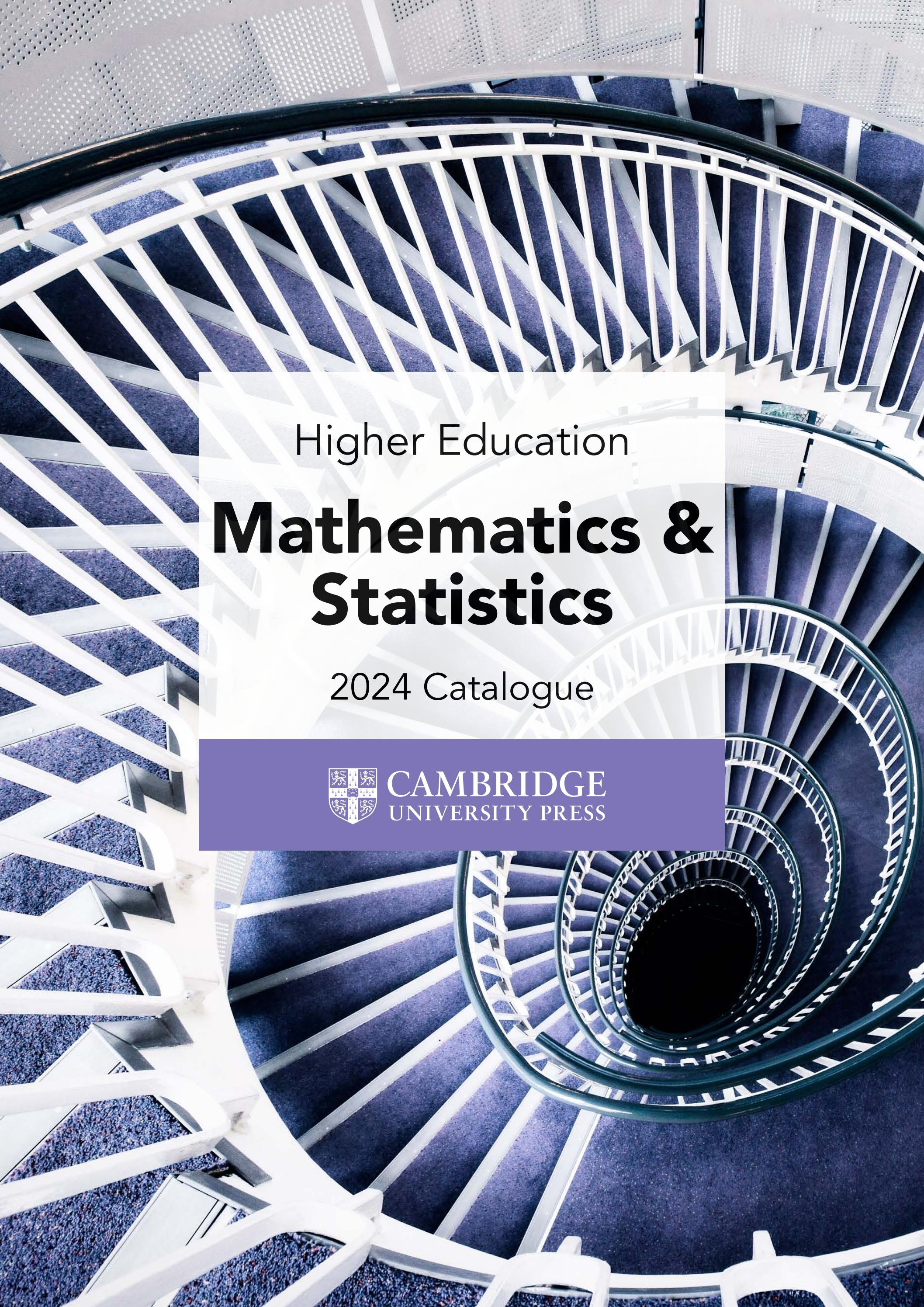 Mathematics & Statistics HE Catalogue 2024 by Cambridge University