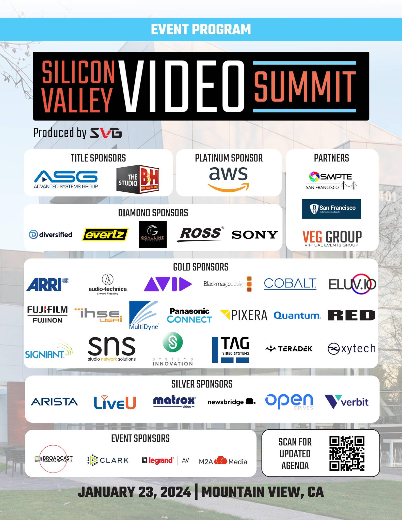 2024 Silicon Valley Video Summit Event Program by Sports Video Group ...