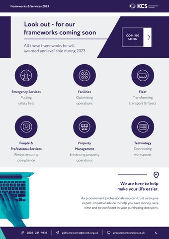 2023 KCS Procurement Services Frameworks × Services 家具目录 第 5 页