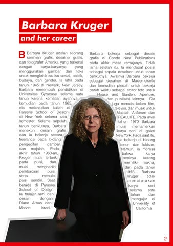 Barbara Kruger Biography 第 3 页