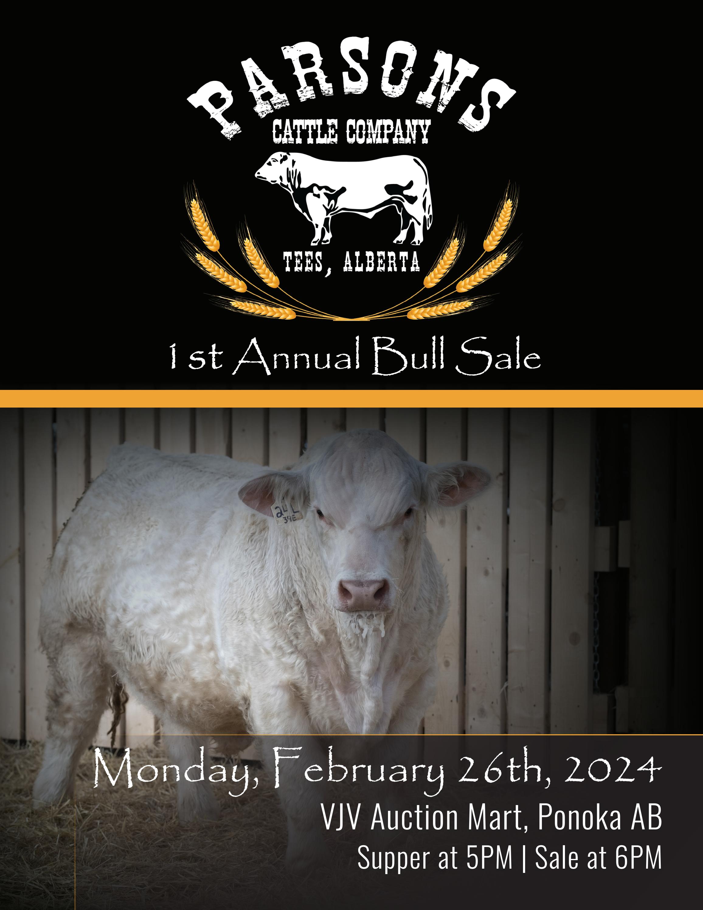 Parsons Cattle Company 1st Annual Bull Sale by KCow Design Issuu