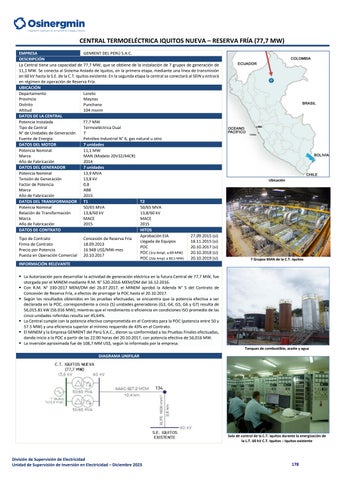 Compendio de Proyectos de Generación y Transmisión Eléctrica en ...