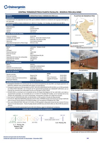 Compendio de Proyectos de Generación y Transmisión Eléctrica en ...